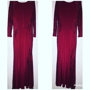 Touching Sheer Maxi Dress